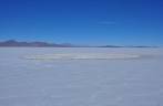 Formação de sal no Salar de Uyuni, na Bolívia